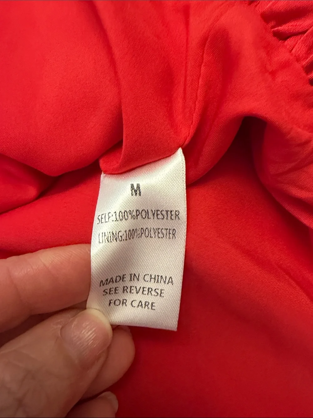 Wishlist Red Bubble Hem Skirt